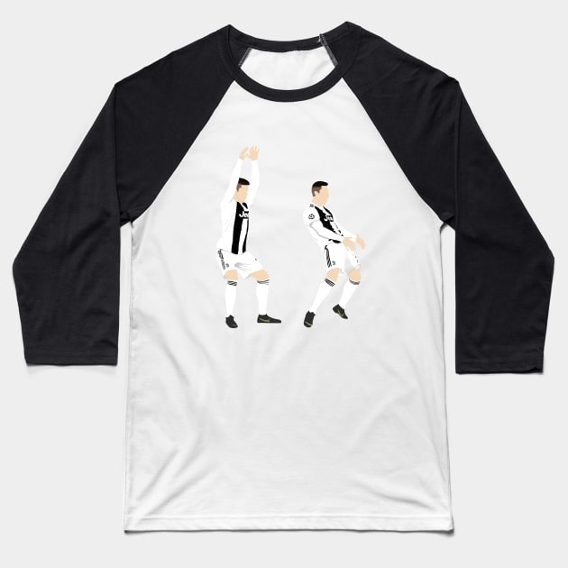 Cristiano Ronaldo Vs Diego Simeone Baseball T-Shirt by StonedDesigner